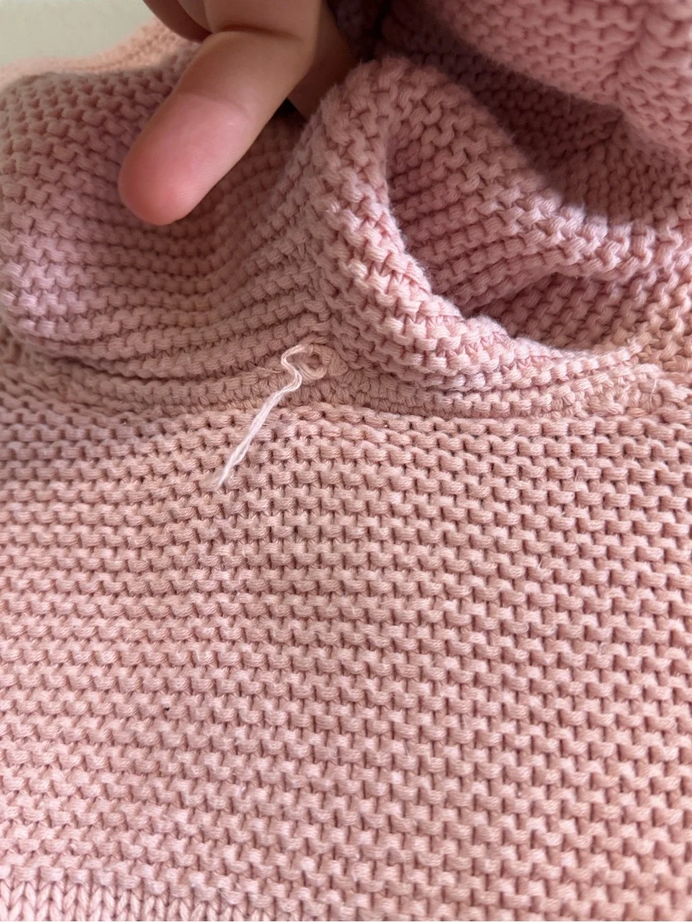 GAP Pink Knit Zip-Up Girls Sweater